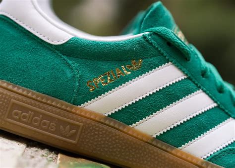 Adidas Green Suede Shoes 